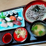 味の鳥天 - 寿司ざるセット