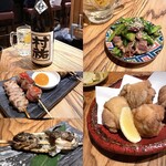 越の串焼き ニワノトリ - 