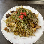 Okonomiyaki Yamadaya - この具材の量は、ハンパ無い米津玄師(ﾟoﾟ;;