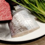 八重洲 steak & seafood 鉄板焼き 一心 - 太刀魚