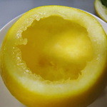 老松 - 果肉がきれいに取れてます。