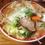 ラーメンふるき - 味噌野菜らーめん¥800