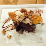 オー・ペシェ・グルマン - ガトーショコラ自家製オレンジピール添え（700円）