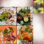 Fukaebashi Jouji - 深江橋じょうじの人気お料理！
      ズワイ蟹の旨みがギュッと詰まったクリームパスタなど