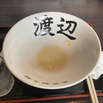 自家製太麺 渡辺 - 