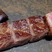 八重洲 steak & seafood 鉄板焼き 一心 - 岩手県産黒毛和牛サーロインステーキ
