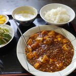 208222374 - 麻婆豆腐セット700円