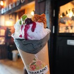 TERAKADO COFFEE - 【2023.06】ブルーベリーチーズタルトのクレープ(レギュラーサイズ・税込1,100円)