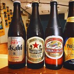呑喋処 はじめまして - ご職業によっては色々あると思うのでビールは各銘柄を取り揃えております。