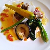 Le Salon de Legumes - 鯛のヴァプール　サフランライス添え