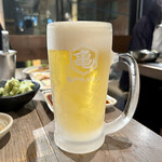 Kameido Horumon - 生ビール 中 580円 ※2杯目
      2023年6月13日