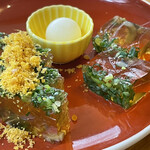 うなぎ亭 友栄 - すっぽんエンペラーの煮凝り　1200圓（税込）