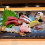 Sushi Dainingu Okuno - 刺身盛合せ