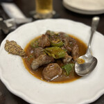 カフェ アンド カンティーヌ ノートル - ししとうと砂肝のコンフィ