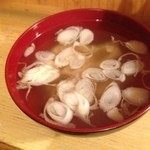 辰美寿し - アラ汁。