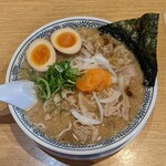 丸源ラーメン - 味玉肉そば　肉ダブル¥940