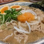 丸源ラーメン - 味玉肉そば　肉ダブル¥940