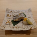 鮨 なんば - 太刀魚の塩焼き 大根おろしとスダチで