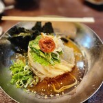 和牛焼肉 モウモウ - 梅干し冷麺がお口直しにピッタリで旨い(^q^)♪