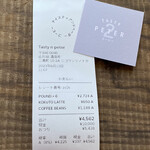 Tasty n Peter - レシート