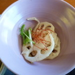 楽食FU-ZI - うどと蓮根の塩麹きんぴら