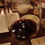 ワインと串揚げ こぱん - 赤ワインもボトルで頂きました。
      