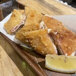 食堂あお - 大吟醸ハムカツー¥700