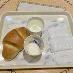 Vidofuransu kafe - 塩バターフランスモーニング450円