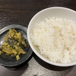 Nakamotsuya Nishihomma Chiten - ライス＆高菜