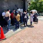 自家製麺 くろ松 - 開店後はこの混雑