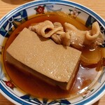 八重寿 - 自慢の肉豆腐540円