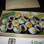 小笹寿し - カッパ巻き、かんぴょう巻き、お新香巻き＠おみや