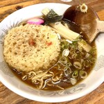 亀きん食堂 - かき揚げラーメン