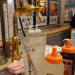 0秒レモンサワー 仙台ホルモン焼肉酒場 ときわ亭  - テーブルにレモンサワーサーバー！