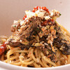 Osteria OLMO - 料理写真:ムール貝とモリーユ茸のスパゲッティ