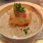 saveur - 北海道のクネル～白身魚、ホタテ貝のムースに甘海老、タラバガニ、生雲丹などをたっぷりと～