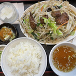 けん蔵 - レバー野菜