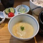 Mikomoto - 常陸秋そばと麦とろセット　1200円　+　ローストビーフ　300円