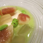 Convivio - 25年8月　枝豆のドルチェ　何処かで見た顔が！？