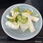 Ramen Hokkai - 白菜と胡瓜の浅漬け