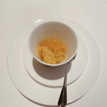 リストランテ カノフィーロ - アワビ出汁のジュレ、ウニと水タコ