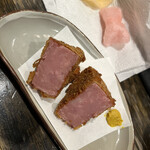 居酒屋 みえ蔵 - ハムカツ
