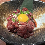 九州産地直送居酒屋 さくら - 馬刺しユッケ