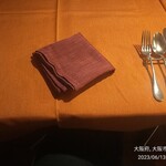 トラットリア ダ ジャコモ - テーブルセット