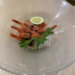 Hana Yori Sakana - 甘海老のピリ辛漬け