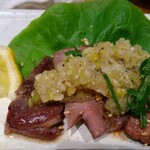 Gyuutan Sakaba Shitagokoro - タンも美味しいですが、ハラミステーキも絶品。