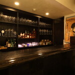 すし人　酒伊 - バーカウンター