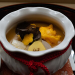 赤坂 菊乃井 - 正月らしい京野菜に兎の文字も見えました