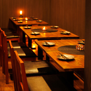 [Completely private rooms available] Calm and relaxing space ◆ Great for corporate banquets and girls' night out