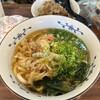 老松うどん - 野菜･ちくわ天かき揚げうどん(600円)
ミニ牛丼(300円)